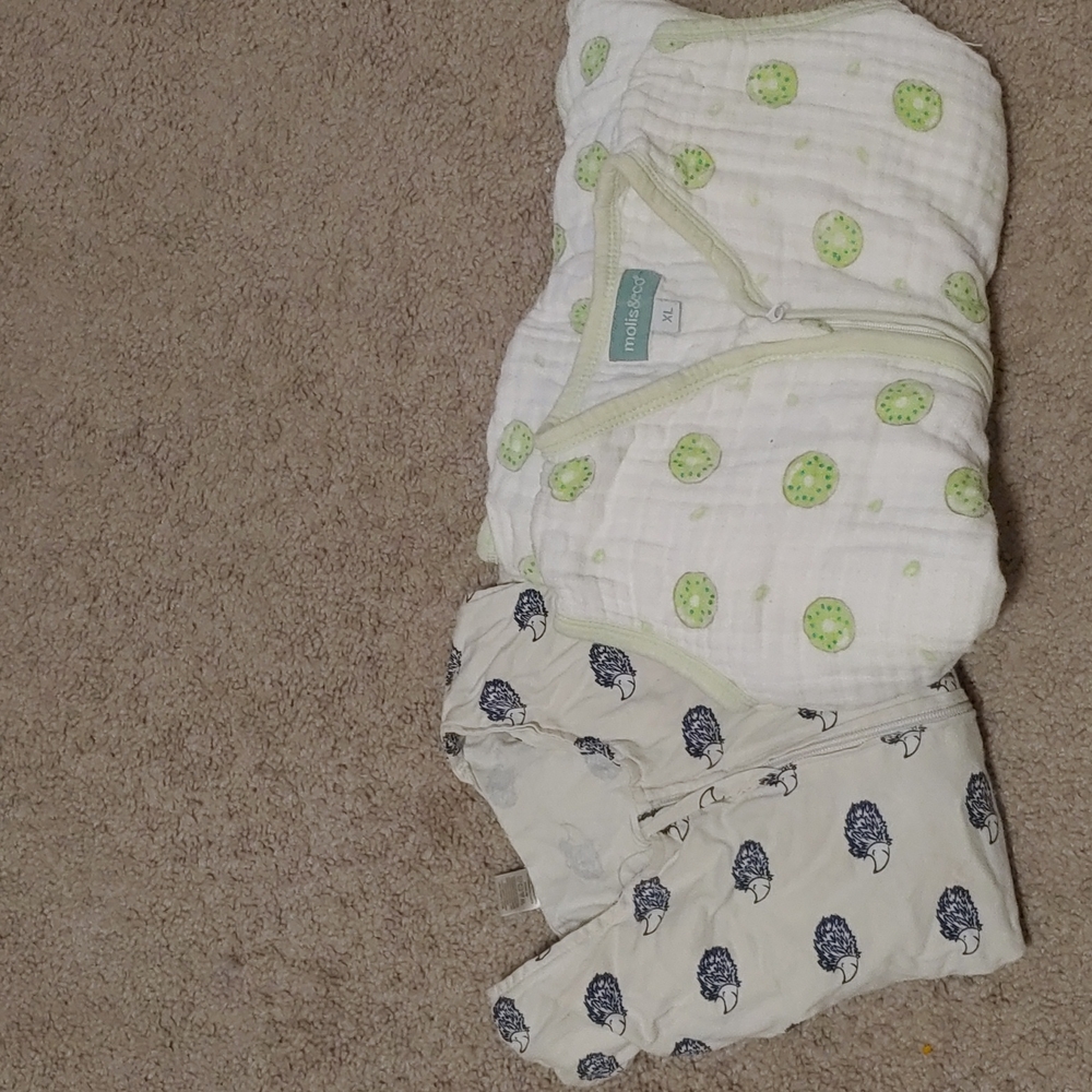 2 XL sleep sacks